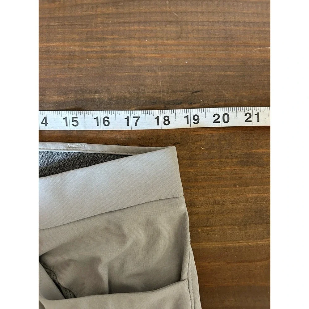 FLX Premium Pants Mens 36x30 Grey Slim Fit Straight  Performance Chino K-4